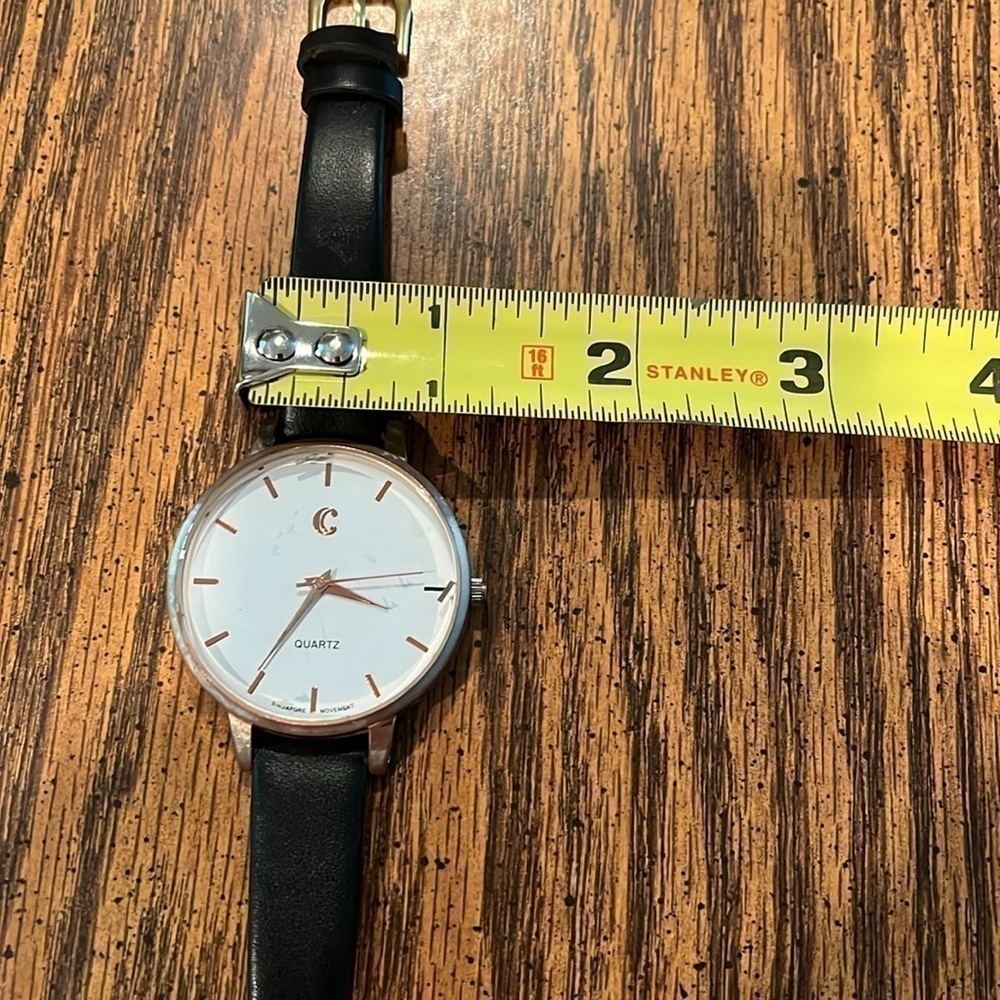 C Stainless Steel Unisex Watch, Genuine Leater 14R - Picture 6 of 6